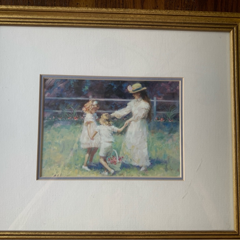 After Richard Zolan ( American 1930-2001) “ Ring around the sky” framed print